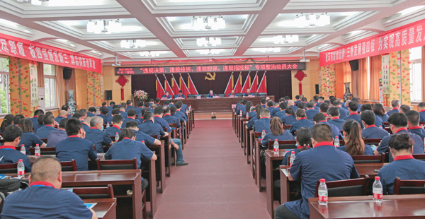 公司召開“違規決策、違規投資、違規擔保、違規招投標”專項整治動員大會